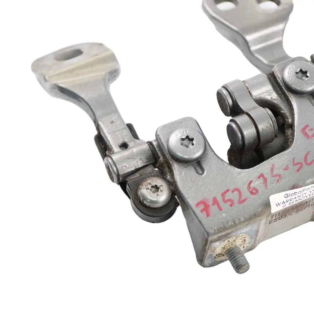 BMW 3 E91 Touring Rear Left Trunk Lid Hinge N/S Spacegrau Grey - A52 7119041 - SKU 7152675-SCG - Part number 7152675