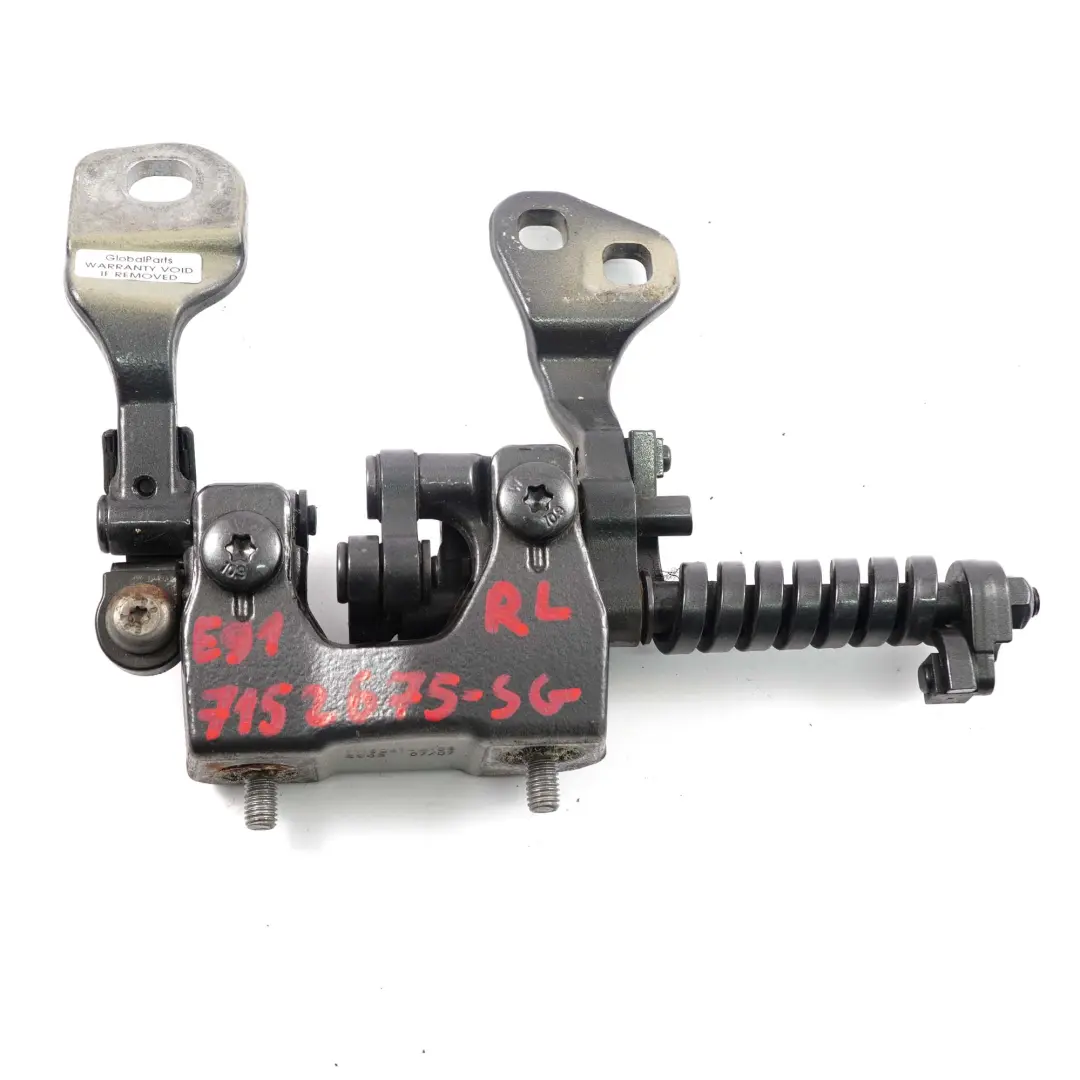 BMW E91 Boot Trunk Hinge Touring Rear Left N/S Sparkling Graphite - A22 7119041 - SKU 7152675-SG - Part number 7152675
