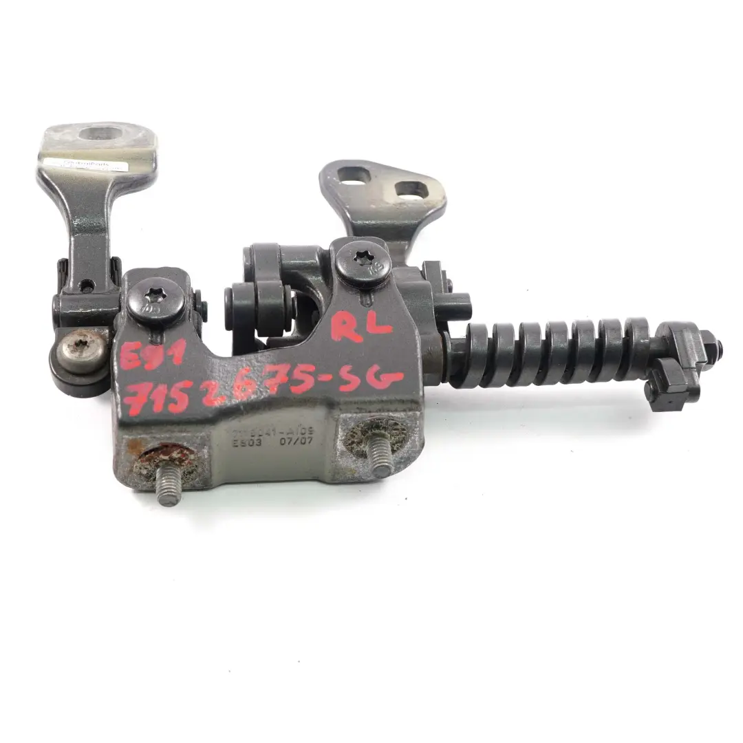 BMW E91 Boot Trunk Hinge Touring Rear Left N/S Sparkling Graphite - A22 7119041 - SKU 7152675-SG - Part number 7152675