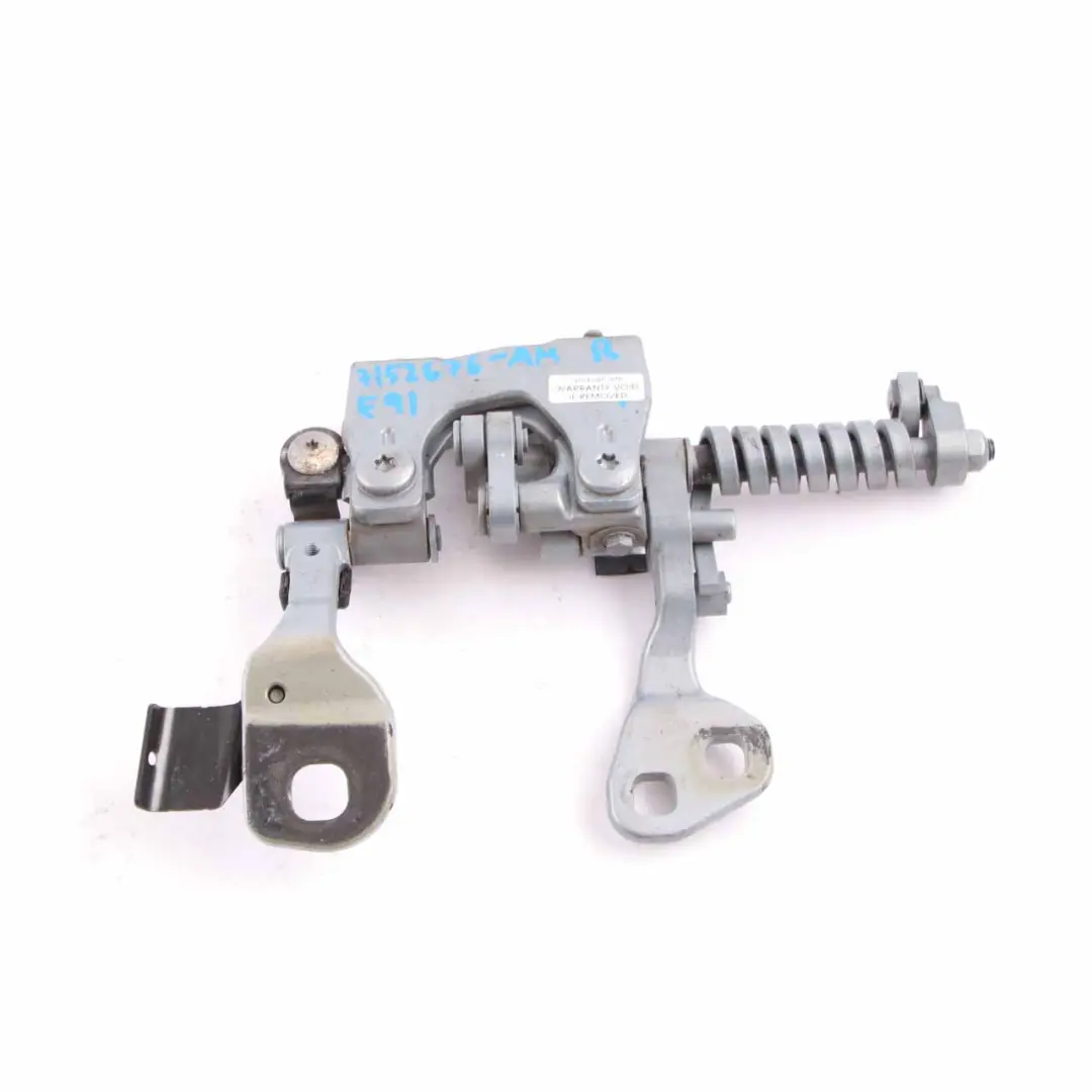 BMW E91 Trunk Lid Hinge Boot Rear Right O/S Arktis Arctic Metallic A34 7119042 - SKU 7152676-AM - Part number 7152676