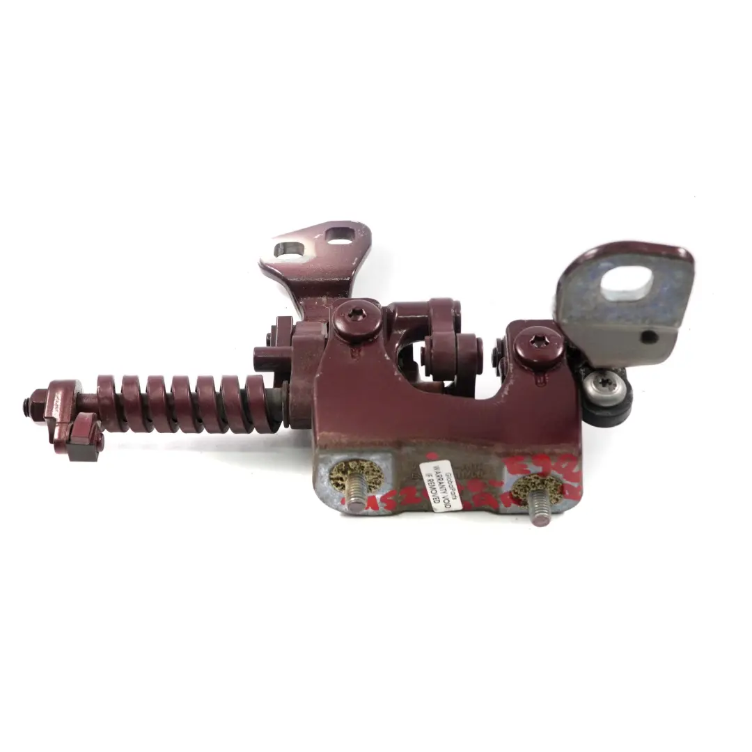 BMW E91 Boot Trunk Lid Hinge Touring Rear Right O/S Barberarot Red - A39 7119042 - SKU 7152676-BAR - Part number 7152676