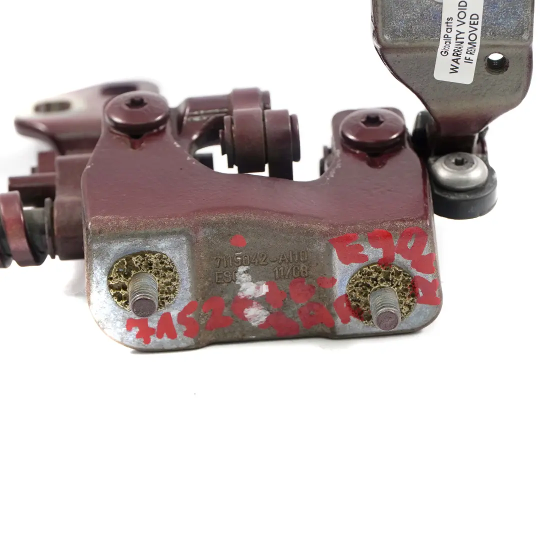 BMW E91 Boot Trunk Lid Hinge Touring Rear Right Barberarot Red - A39 7119042 - SKU 7152676-BAR - Número de pieza 7152676
