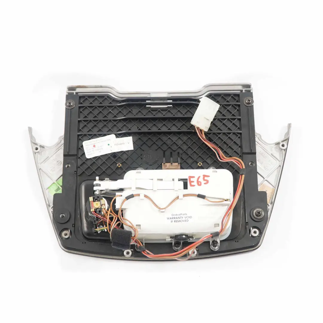 BMW E65 E66 Console Centrale Cendrier Module Support Bois Vavona Grau Grey - SKU 7152857 - Numéro de pièce 7152857