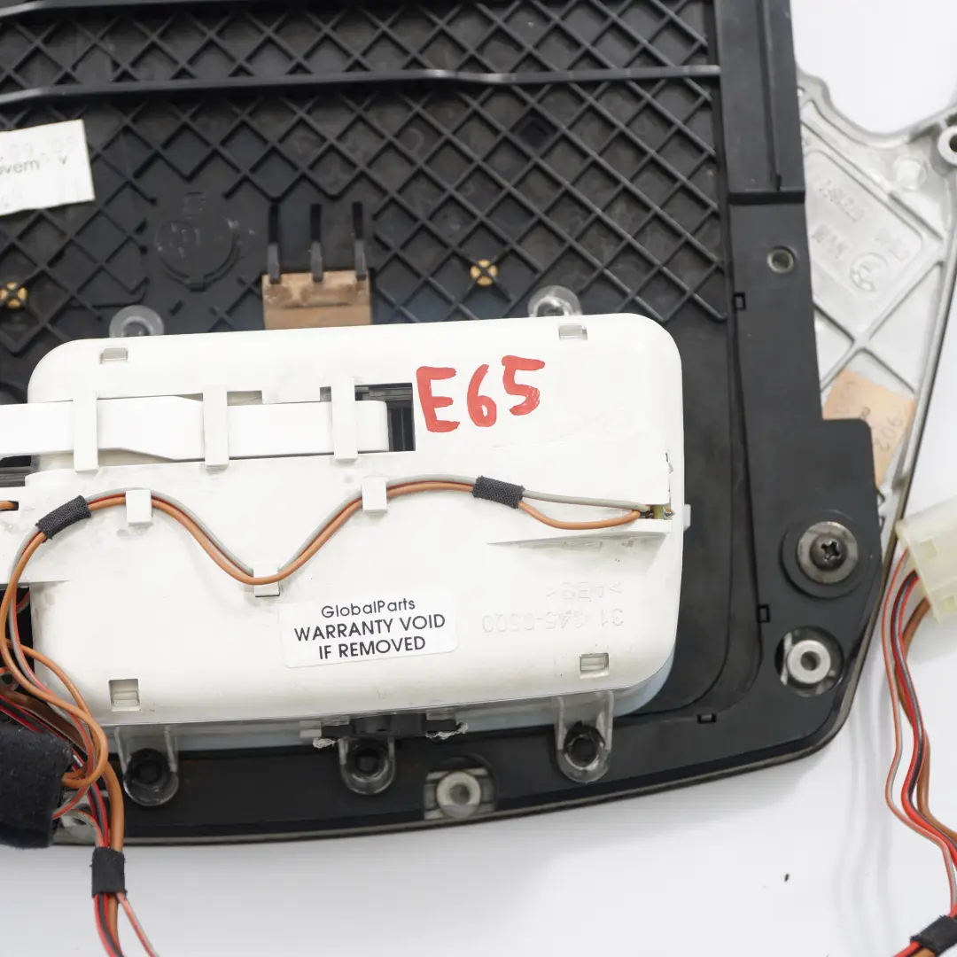 BMW E65 E66 Mittelkonsole Aschenbecher Modul Träger Holz Vavona Grau - SKU 7152857 - Teilenummer 7152857