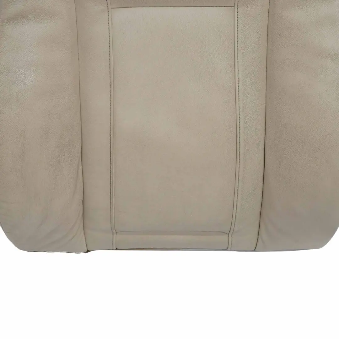 BMW E65 E66 Schienale anteriore sinistro destro Copertura schienale Beige Pelle - SKU 7153366 - Numero di parte 7153366