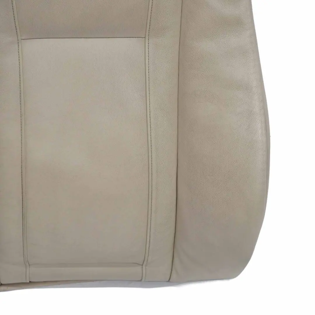 BMW E65 E66 Front Seat Backrest Left Right N/O/S Back Rest Cover Beige - SKU 7153366 - Part number 7153366