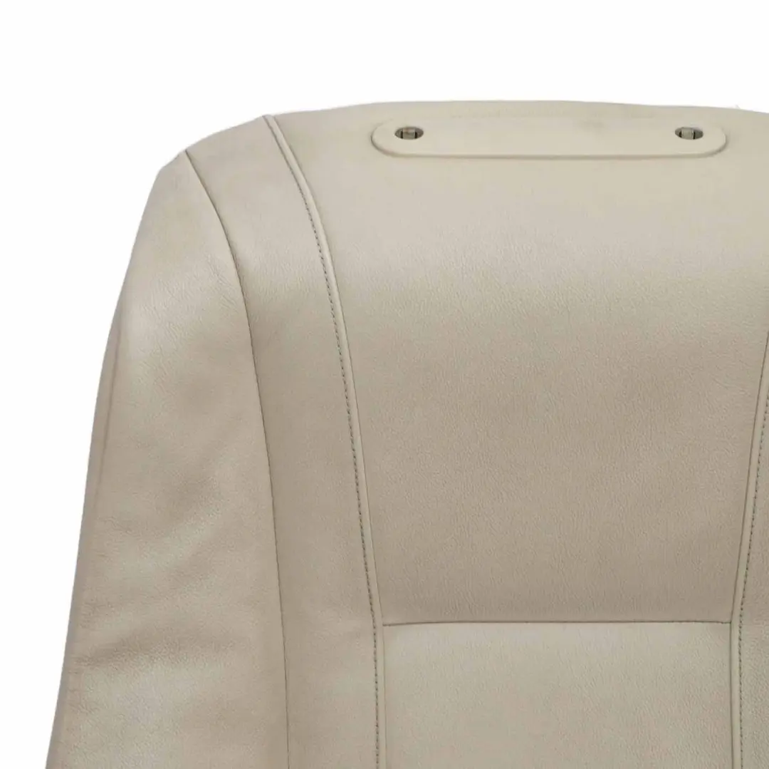 BMW E65 E66 Front Seat Backrest Left Right N/O/S Back Rest Cover Beige - SKU 7153366 - Part number 7153366
