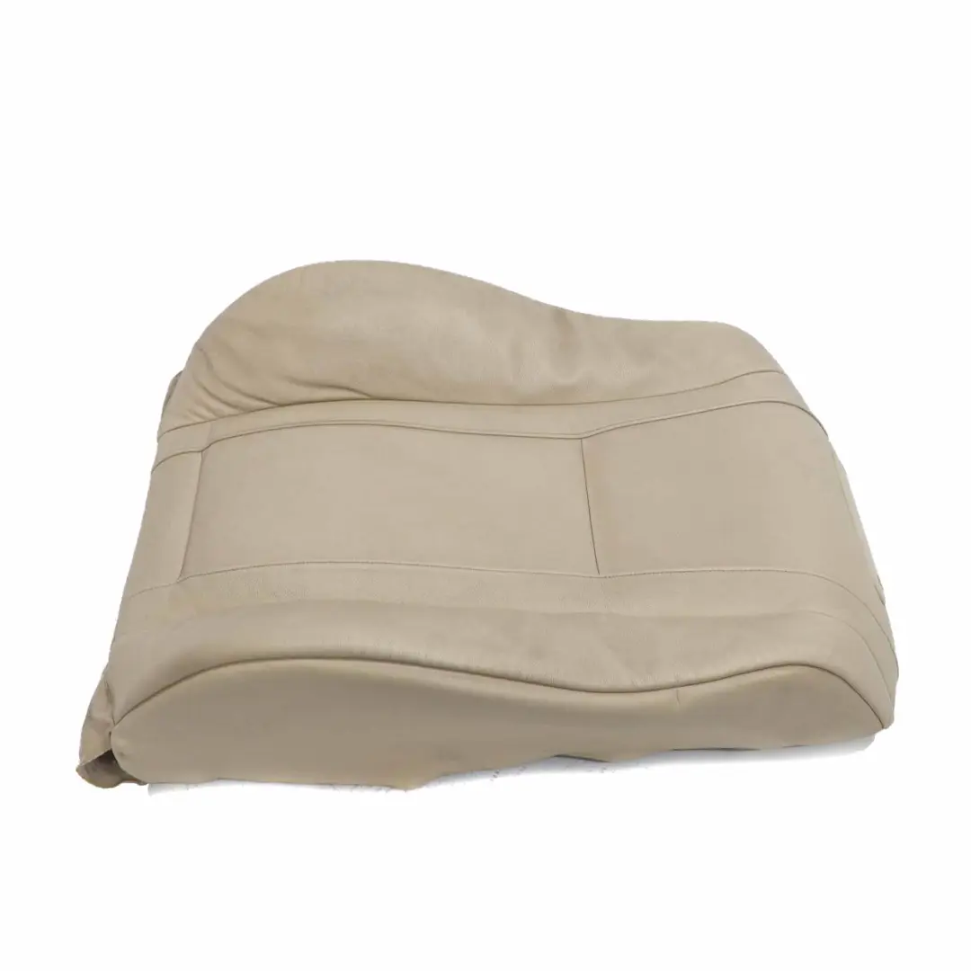 BMW E65 E66 Front Seat Backrest Left Right N/O/S Back Rest Cover Beige - SKU 7153366 - Part number 7153366