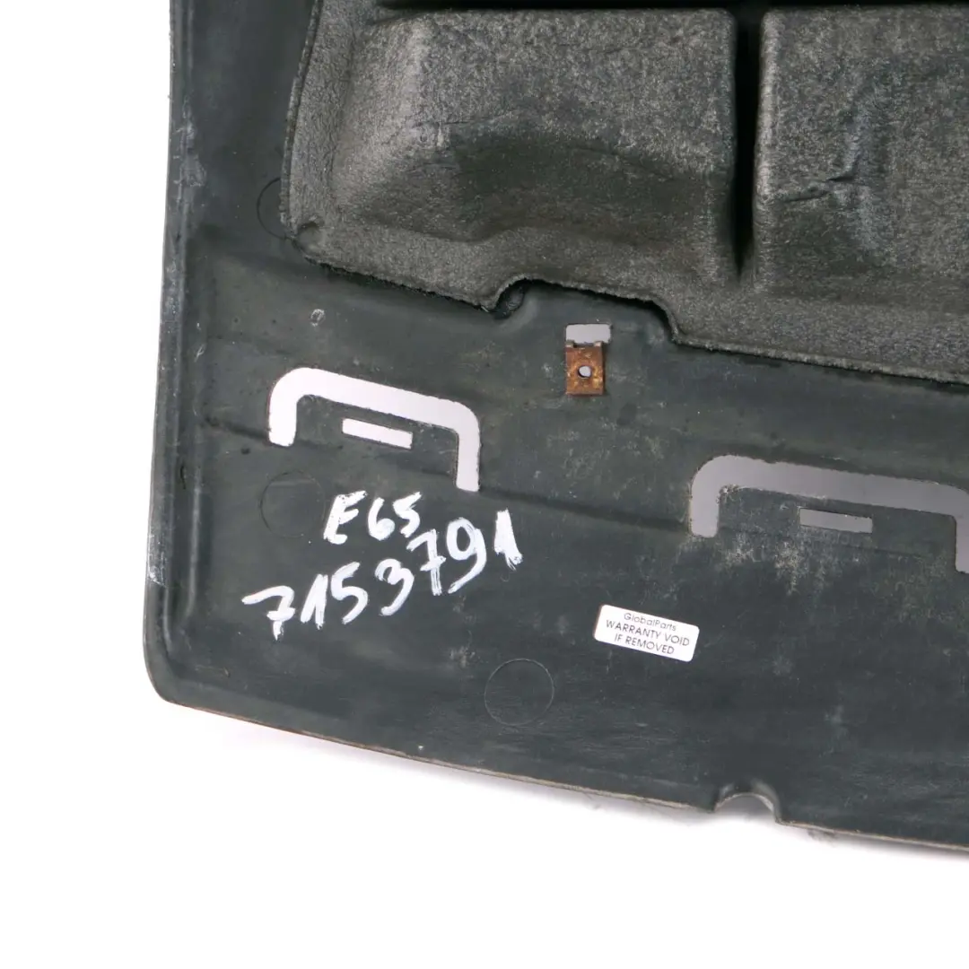 Compartment Screening Shielding Panel to BMW 7 E65 E66 Diesel Engine with Part number 7153791 BMW 7 E65 E66 Diesel Engine Compartment Screening Shielding Panel - SKU 7153791 - Part number 7153791
