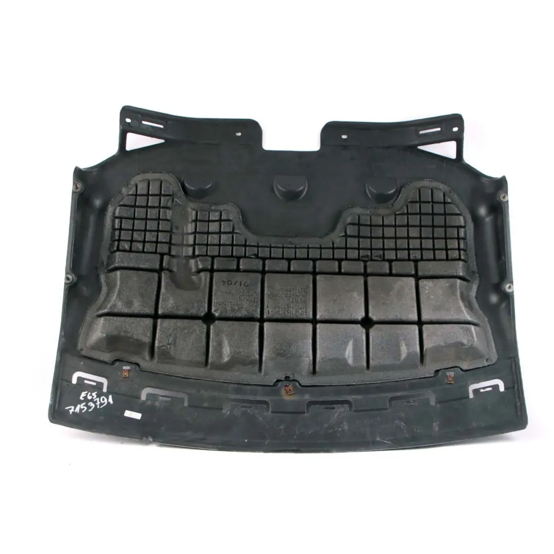 BMW 7 E65 E66 Diesel Engine Compartment Screening Shielding Panel - SKU 7153791 - Part number 7153791