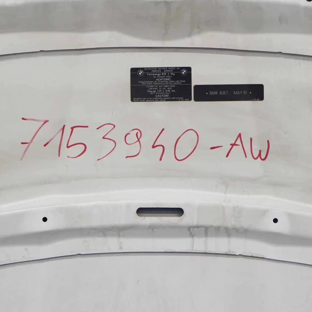 BMW E90 E91 LCI Maska Pokrywa Silnika Titansilber - SKU 7153940-AW - Numer Części 7153940
