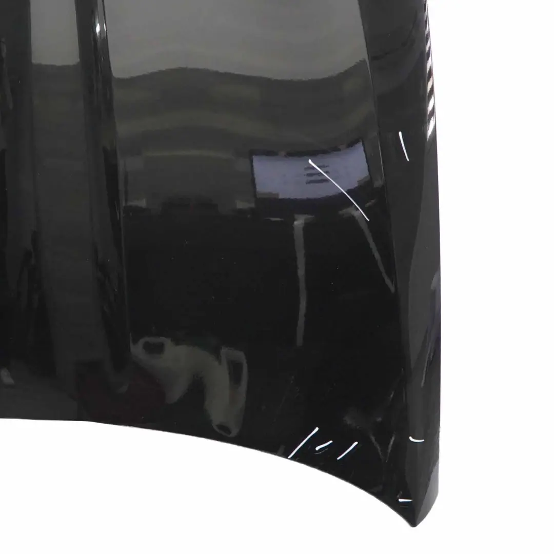 BMW E90 E91 LCI Hood Bonnet Cover Panel Black Sapphire Metallic - 475 - SKU 7153940-BS1 - Part number 7153940