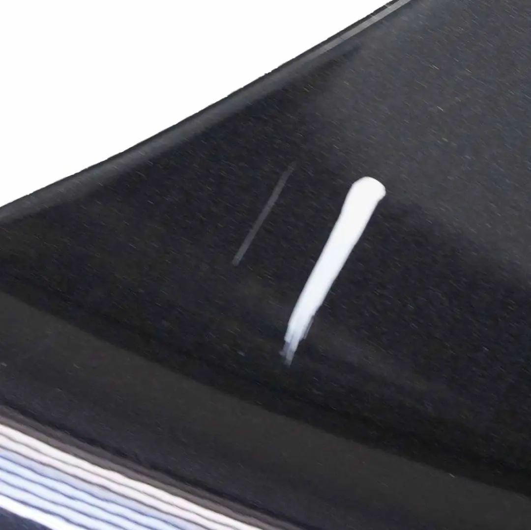 BMW E90 E91 LCI Hood Bonnet Cover Panel Black Sapphire Metallic - 475 - SKU 7153940-BS1 - Part number 7153940