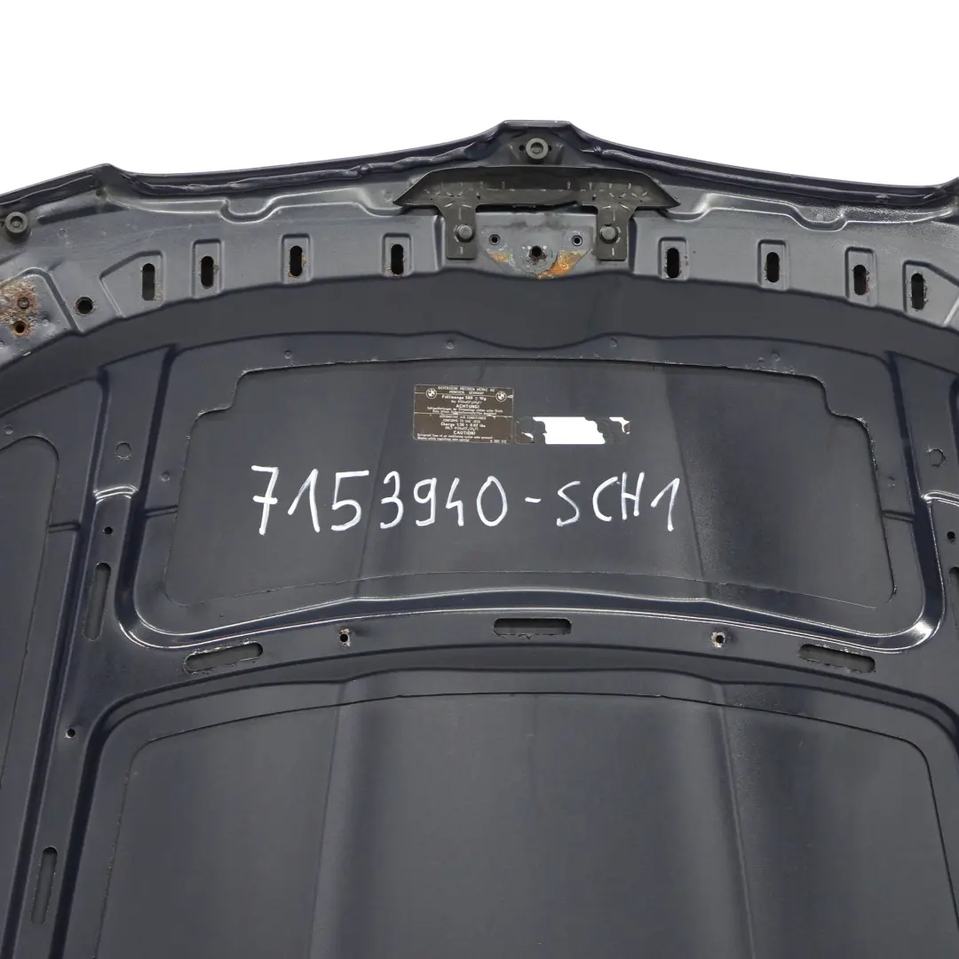 Hood Bonnet Cover Panel Schwarz 2 Black - 668 to BMW 3 E90 E91 LCI with Part number 7153940 BMW 3 E90 E91 LCI Hood Bonnet Cover Panel Schwarz 2 Black - 668 - SKU 7153940-SCH1 - Part number 7153940