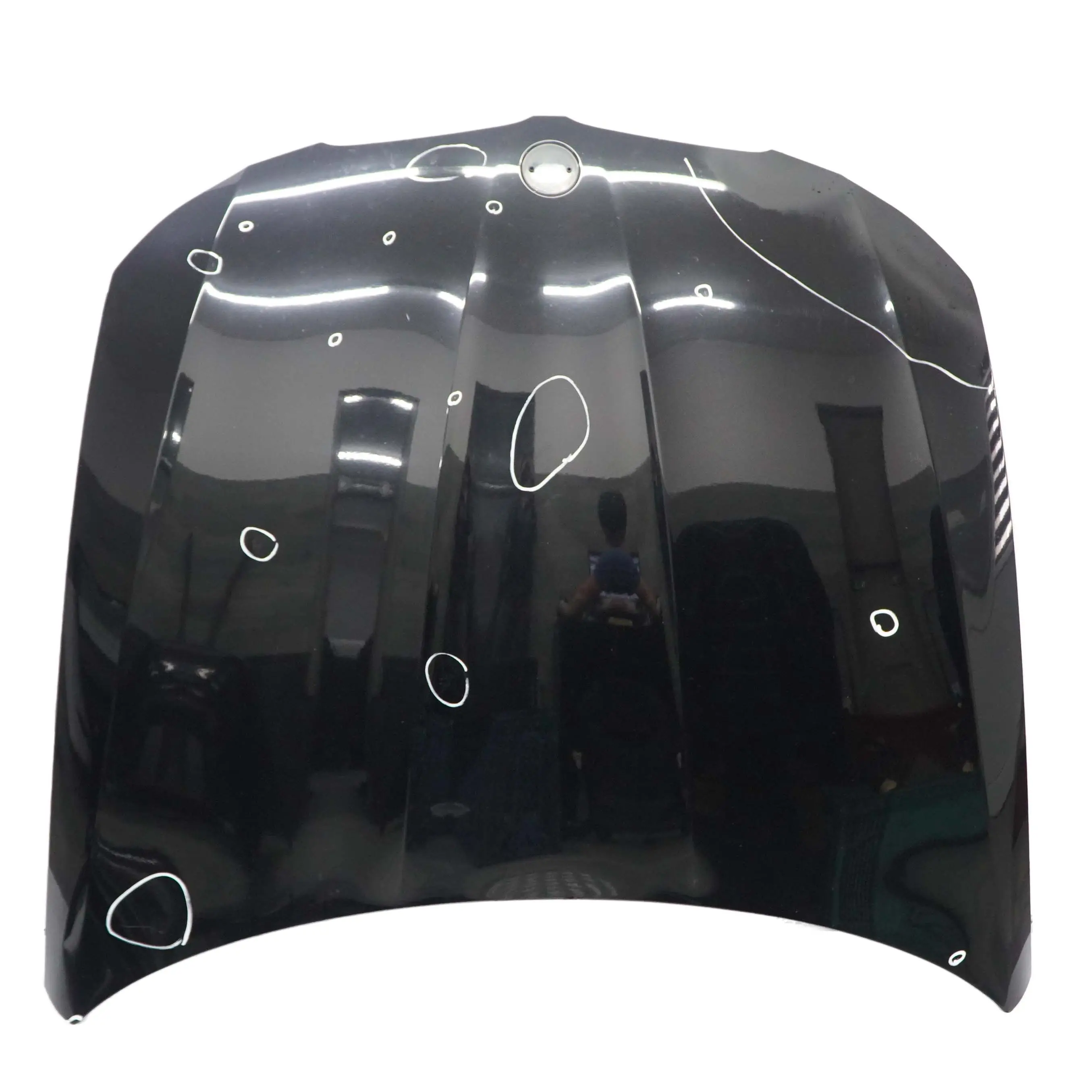 BMW 3 E90 E91 LCI Hood Bonnet Cover Panel Schwarz 2 Black - 668