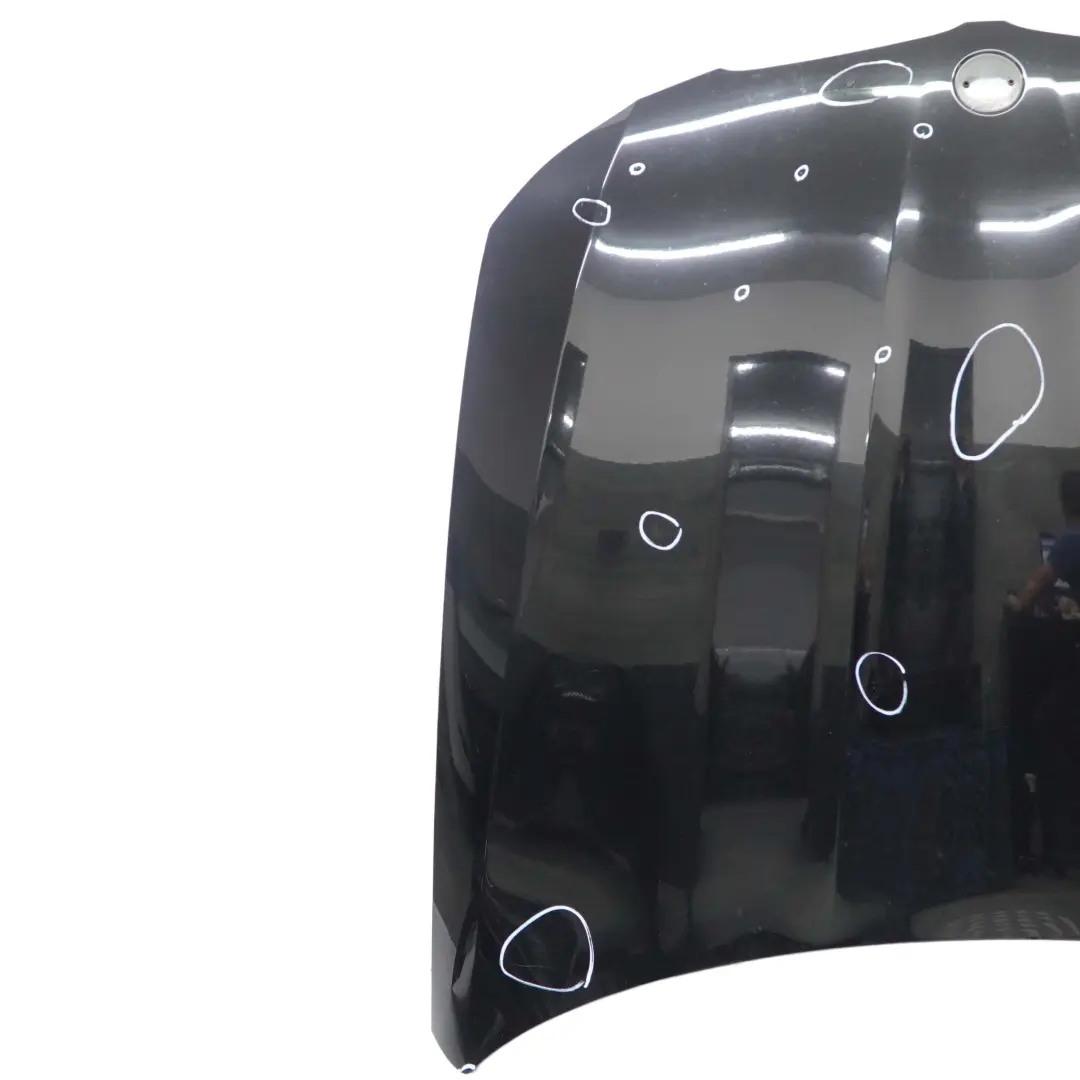 Hood Bonnet Cover Panel Schwarz 2 Black - 668 to BMW 3 E90 E91 LCI with Part number 7153940 BMW 3 E90 E91 LCI Hood Bonnet Cover Panel Schwarz 2 Black - 668 - SKU 7153940-SCH - Part number 7153940