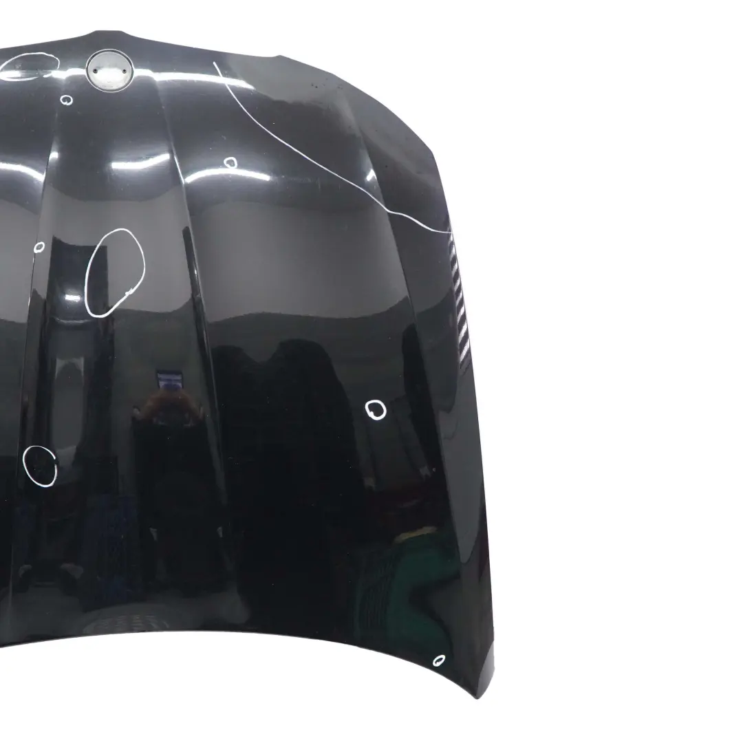 Hood Bonnet Cover Panel Schwarz 2 Black - 668 to BMW 3 E90 E91 LCI with Part number 7153940 BMW 3 E90 E91 LCI Hood Bonnet Cover Panel Schwarz 2 Black - 668 - SKU 7153940-SCH - Part number 7153940