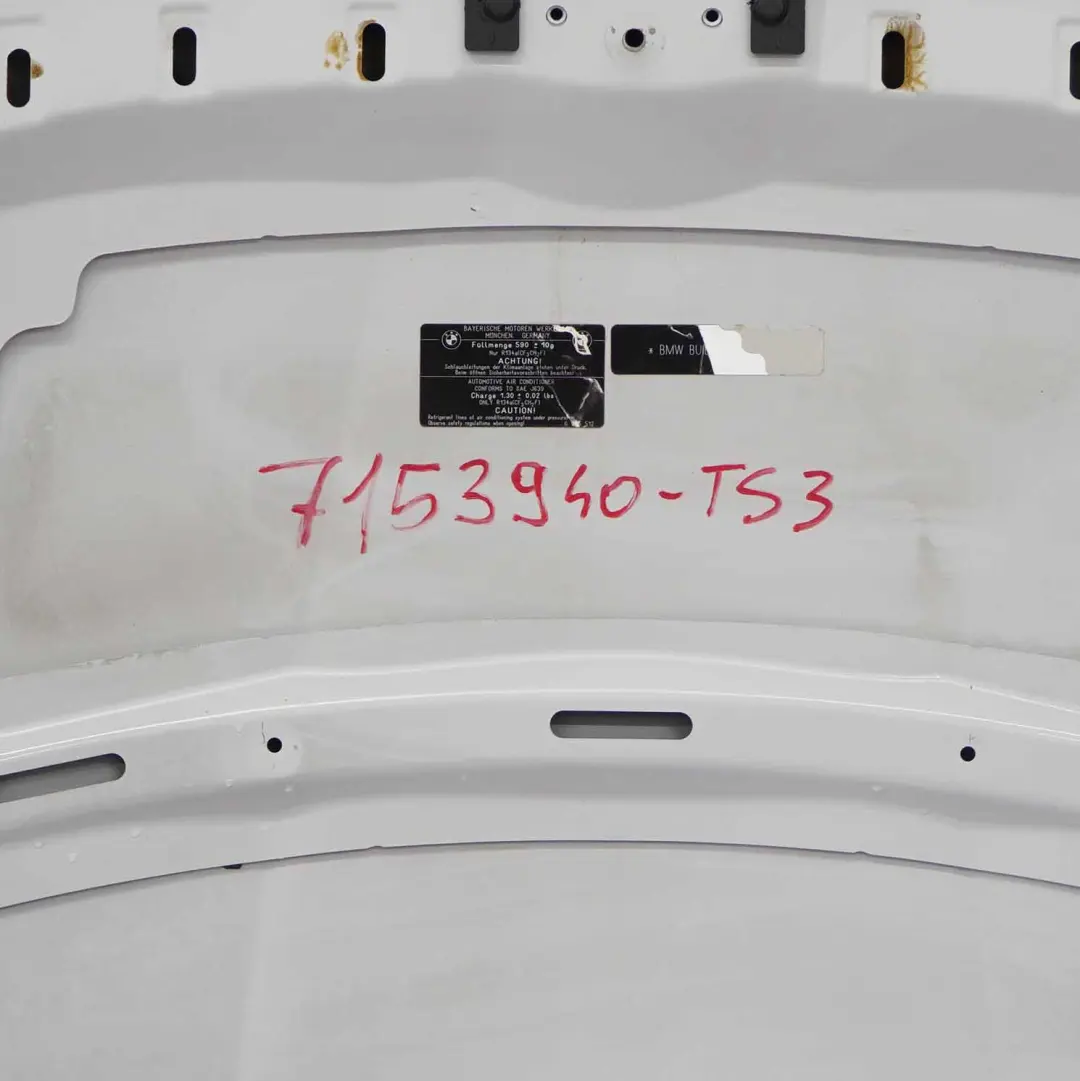 BMW E90 E91 LCI Maska Pokrywa Silnika Titansilber - SKU 7153940-TS3 - Numer Części 7153940