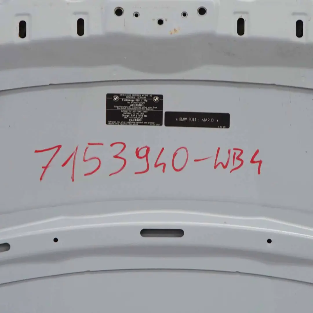 Maska Silnika Bluewater - 896 do BMW E90 E91 LCI o numerze 7153940 BMW E90 E91 LCI Maska Silnika Bluewater - 896 - SKU 7153940-WB4 - Numer Części 7153940