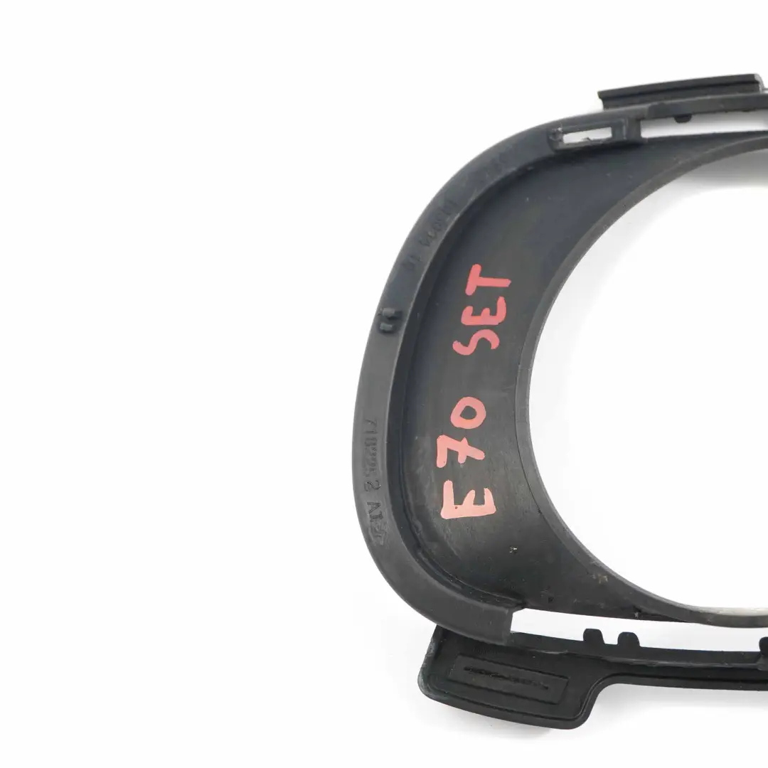 BMW X5 E70 Bumper Rear Exhaust Pipe Tip Trim Cover Panel Left Right Set - SKU 7154094 - Part number 7154094