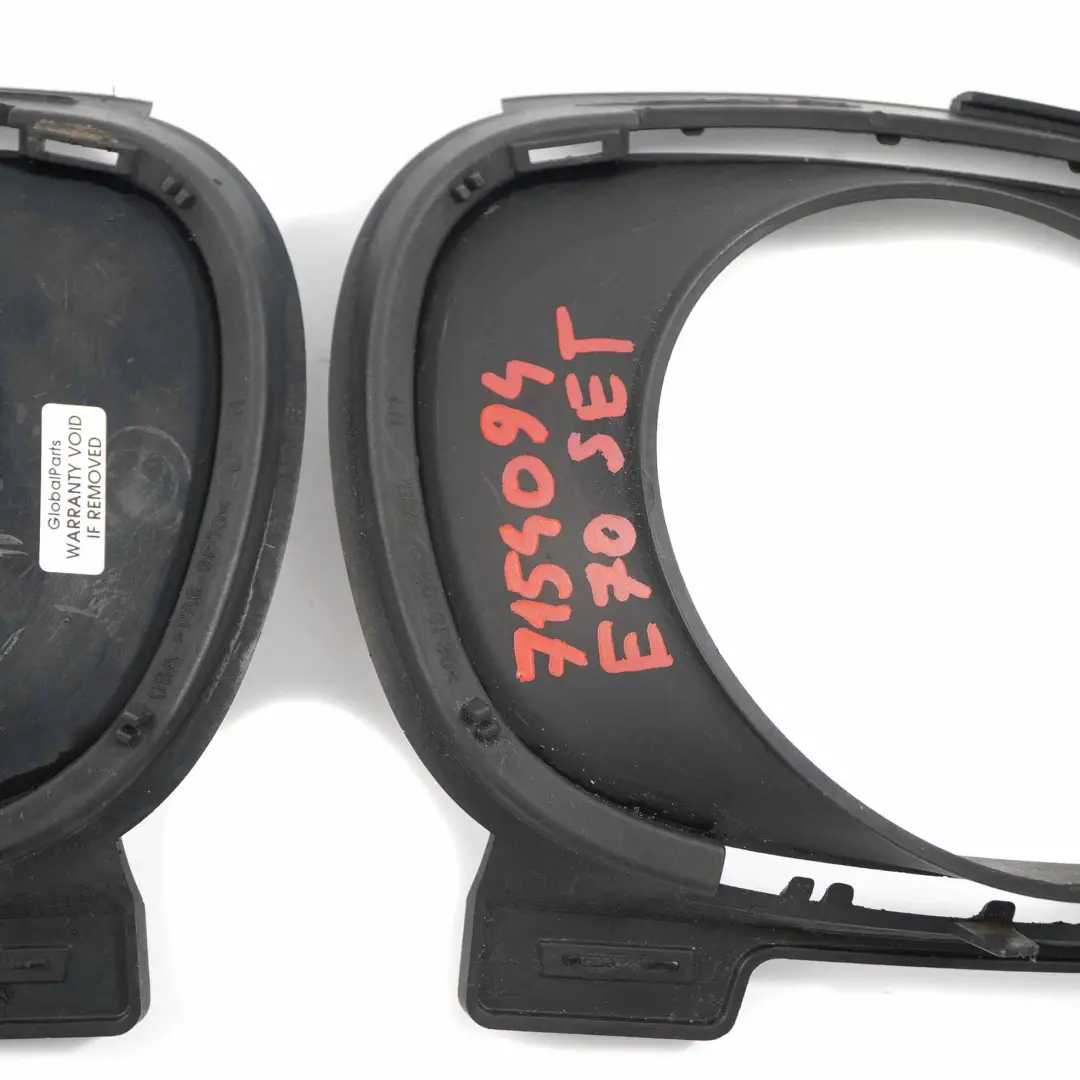 BMW X5 E70 Bumper Rear Exhaust Pipe Tip Trim Cover Panel Left Right Set - SKU 7154094 - Part number 7154094