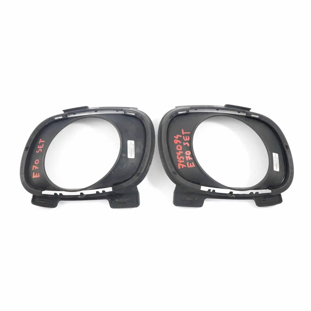 BMW X5 E70 Bumper Rear Exhaust Pipe Tip Trim Cover Panel Left Right Set - SKU 7154094 - Part number 7154094