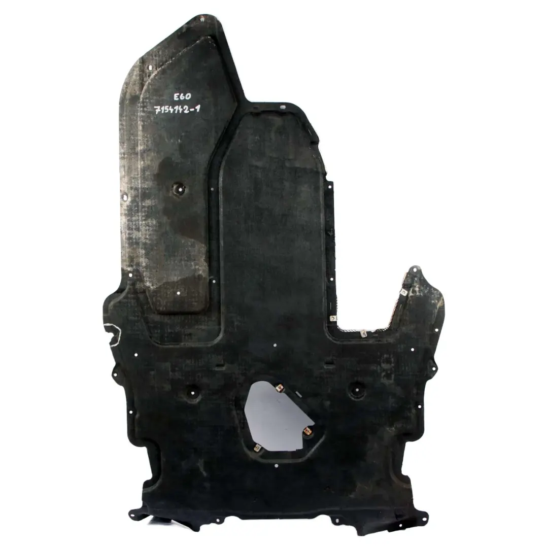 Bajo piso Belly Pan Centro cubierta revestimiento bajo bandeja para BMW E60 E61 E63 con número de pieza 7154142 BMW E60 E61 E63 Bajo piso Belly Pan Centro cubierta revestimiento bajo bandeja - SKU 7154142-1 - Número de pieza 7154142