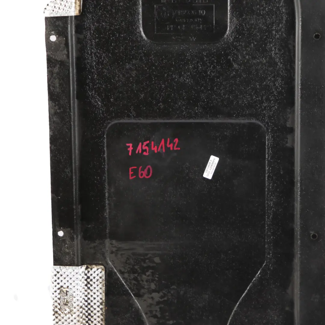 Undertray Underfloor Belly Pan Centre Coating Covering Shield Panel to BMW E60 E63 with Part number 7154142 BMW E60 E63 Undertray Underfloor Belly Pan Centre Coating Covering Shield Panel - SKU 7154142 - Part number 7154142