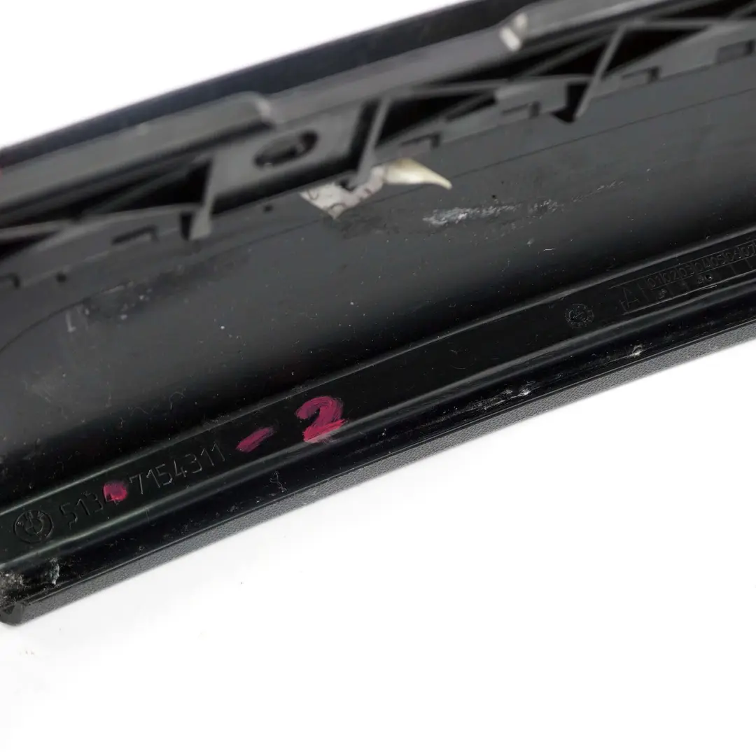 BMW E87 LCI Revetement exterieur la colonne B arriere gauche Noir Brillant - SKU 7154311-2 - Número de pieza 7154311