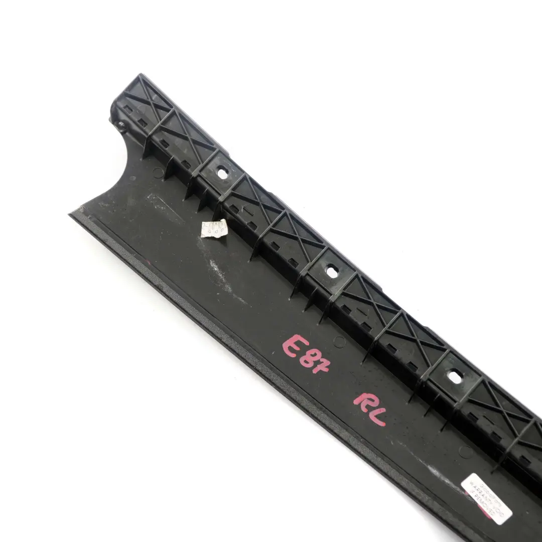 BMW 1 Series 2 E87 LCI Rear Left Column B Exterior Cover Trim High Gloss Black - SKU 7154311-2 - Part number 7154311