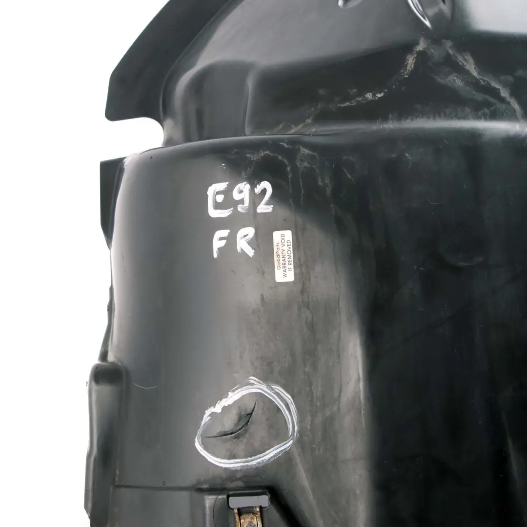 Front Right O/S Wheel Arch Liner Back Section to BMW 3 E92 E93 with Part number 7154412 BMW 3 E92 E93 Front Right O/S Wheel Arch Liner Back Section - SKU 7154412-1 - Part number 7154412