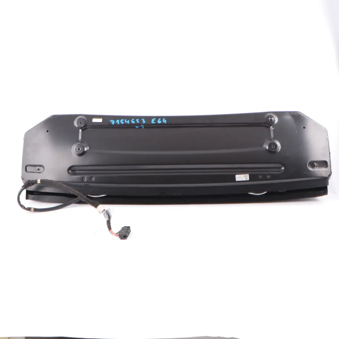 BMW E64 Convertible Folding Top Rear Window Lifter Regulator Glazing - SKU 7154653-1 - Part number 7154653