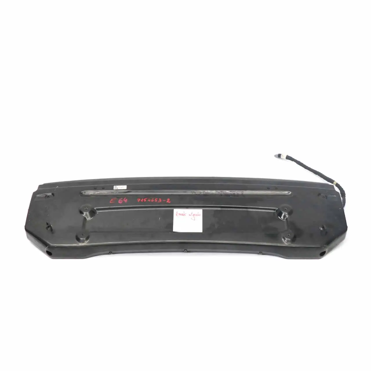 BMW E64 Convertible Tapa Plegable Trasera Elevalunas Regulador Cristal 7154653