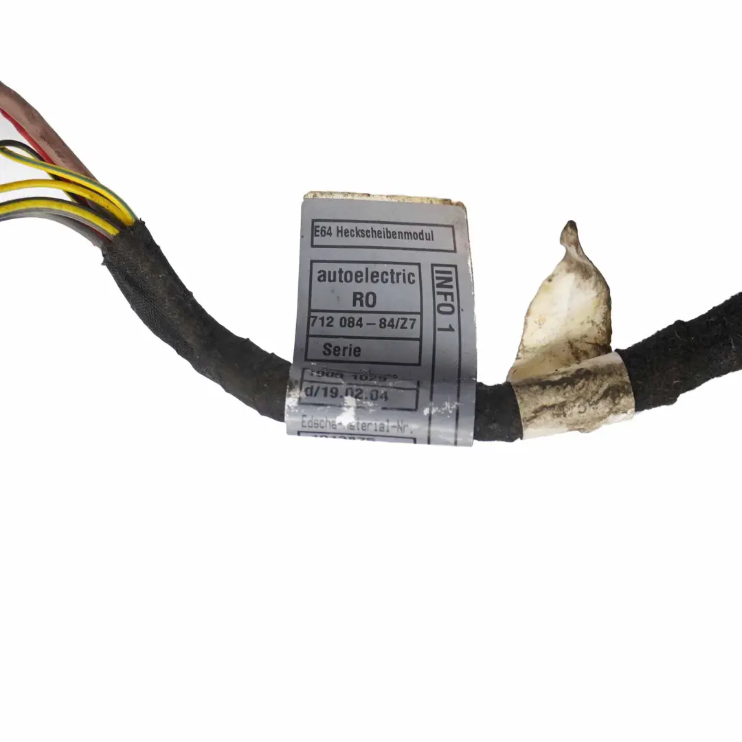 BMW E64 Cabrio Top Pieghevole Alzacristalli Posteriore Regolatore Vetri - SKU 7154653 - Numero di parte 7154653