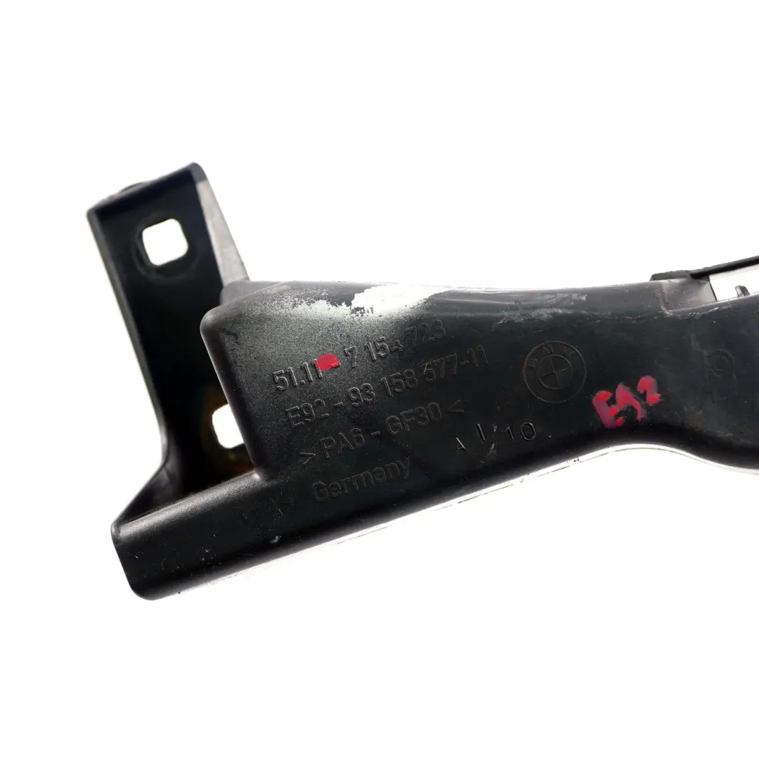 BMW E92 E93 Headlight Bracket Headlamp Support Arm Mount Left N/S - SKU 7154723 - Part number 7154723