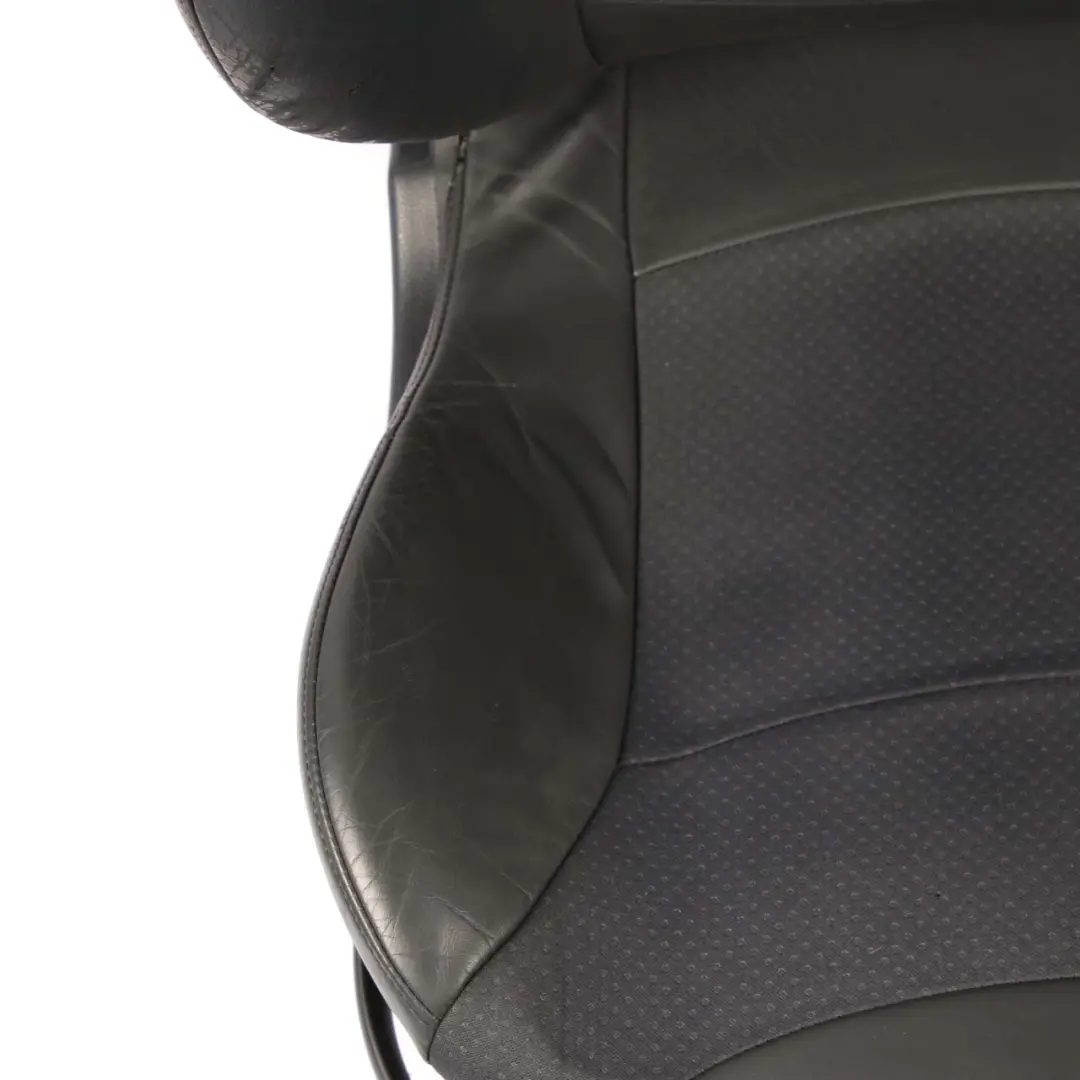 Seats Mini Cooper R50 R53 Sport Cloth Fabric / Leather Satellite Interior Seat to with Part number 7155077 Seats Mini Cooper R50 R53 Sport Cloth Fabric / Leather Satellite Interior Seat - SKU 7155077-1 - Part number 7155077