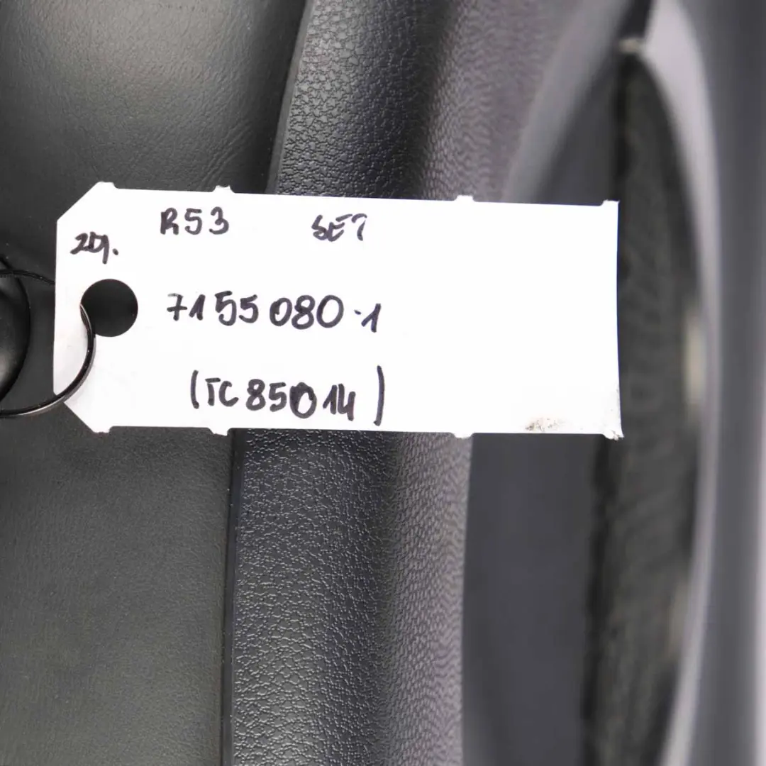 Seats Mini Cooper R50 R53 Cloth Leather Lapis Blue Set Interior Front Rear Seat to with Part number 7155080 Seats Mini Cooper R50 R53 Cloth Leather Lapis Blue Set Interior Front Rear Seat - SKU 7155080-1 - Part number 7155080