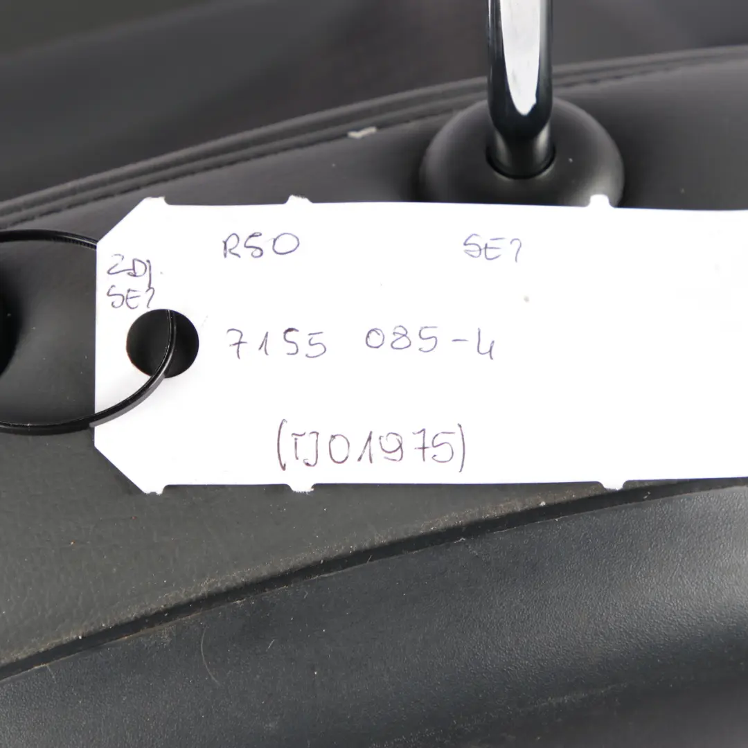 Seats Mini Cooper R50 Seat Sport Fabric / Leather Kaleido Interior Front Rear to with Part number 7155085 Seats Mini Cooper R50 Seat Sport Fabric / Leather Kaleido Interior Front Rear - SKU 7155085-5 - Part number 7155085