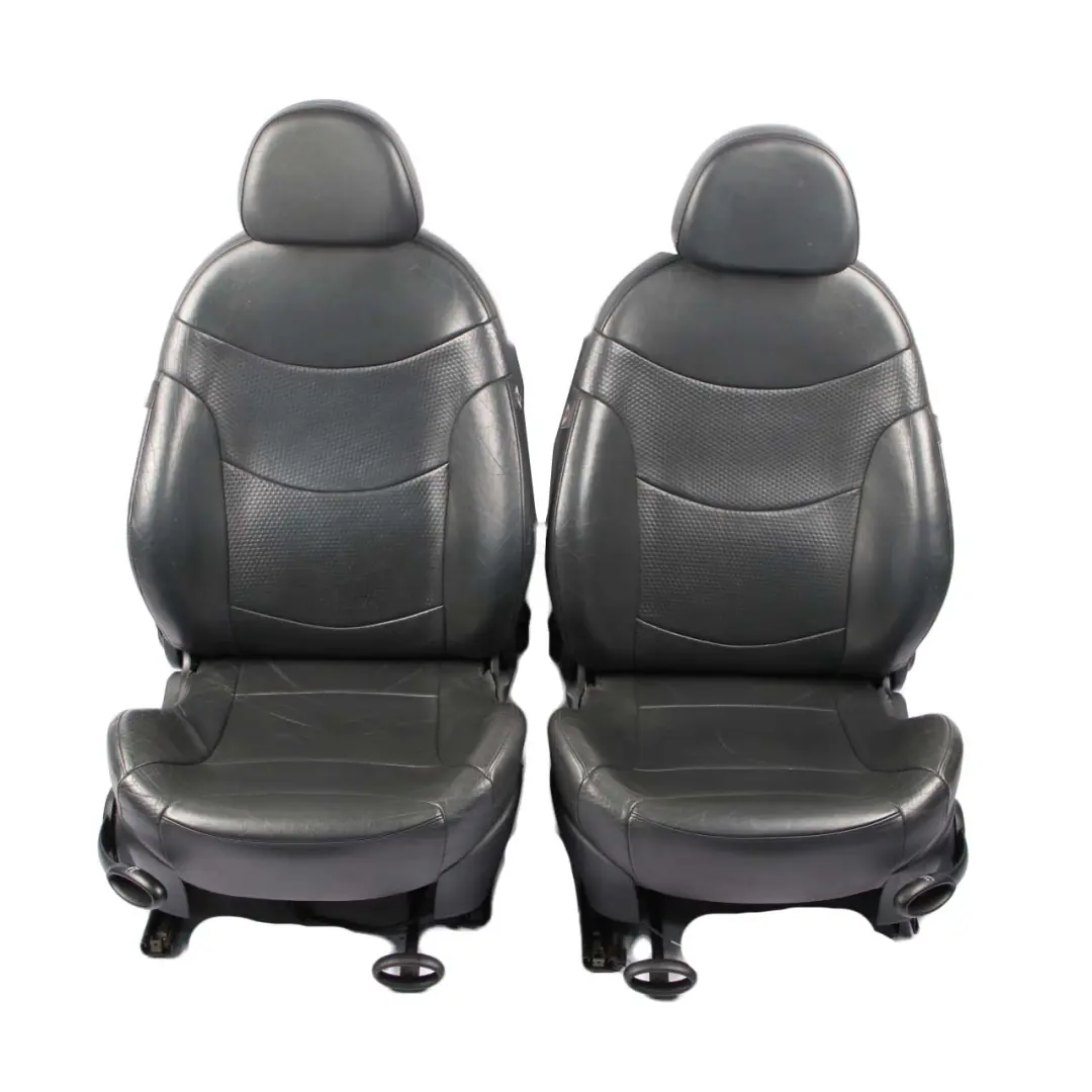  Leather Seats Mini Cooper R50 R53 Heated Sport Panther Black Profile Interior - SKU 7155092-1 - Part number 7155092