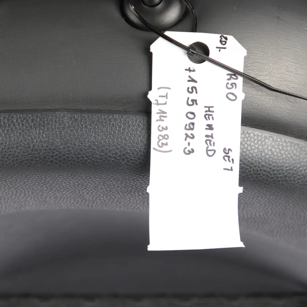  Leather Seats Mini Cooper R50 Seat Heated Sport Panther Black Profile Interior - SKU 7155092-3 - Part number 7155092