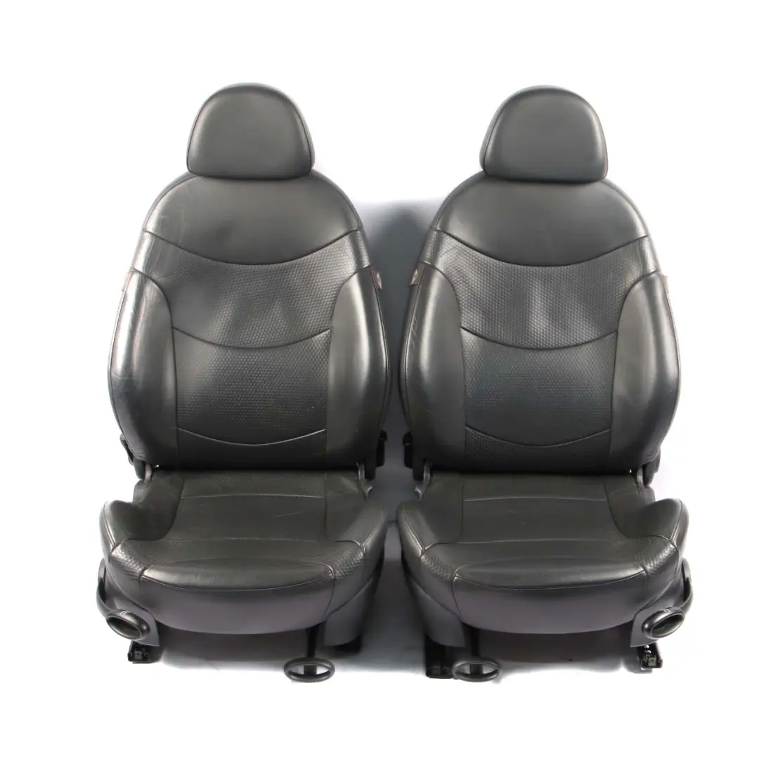  Leather Seats Mini Cooper R50 Seat Heated Sport Panther Black Profile Interior - SKU 7155092-3 - Part number 7155092