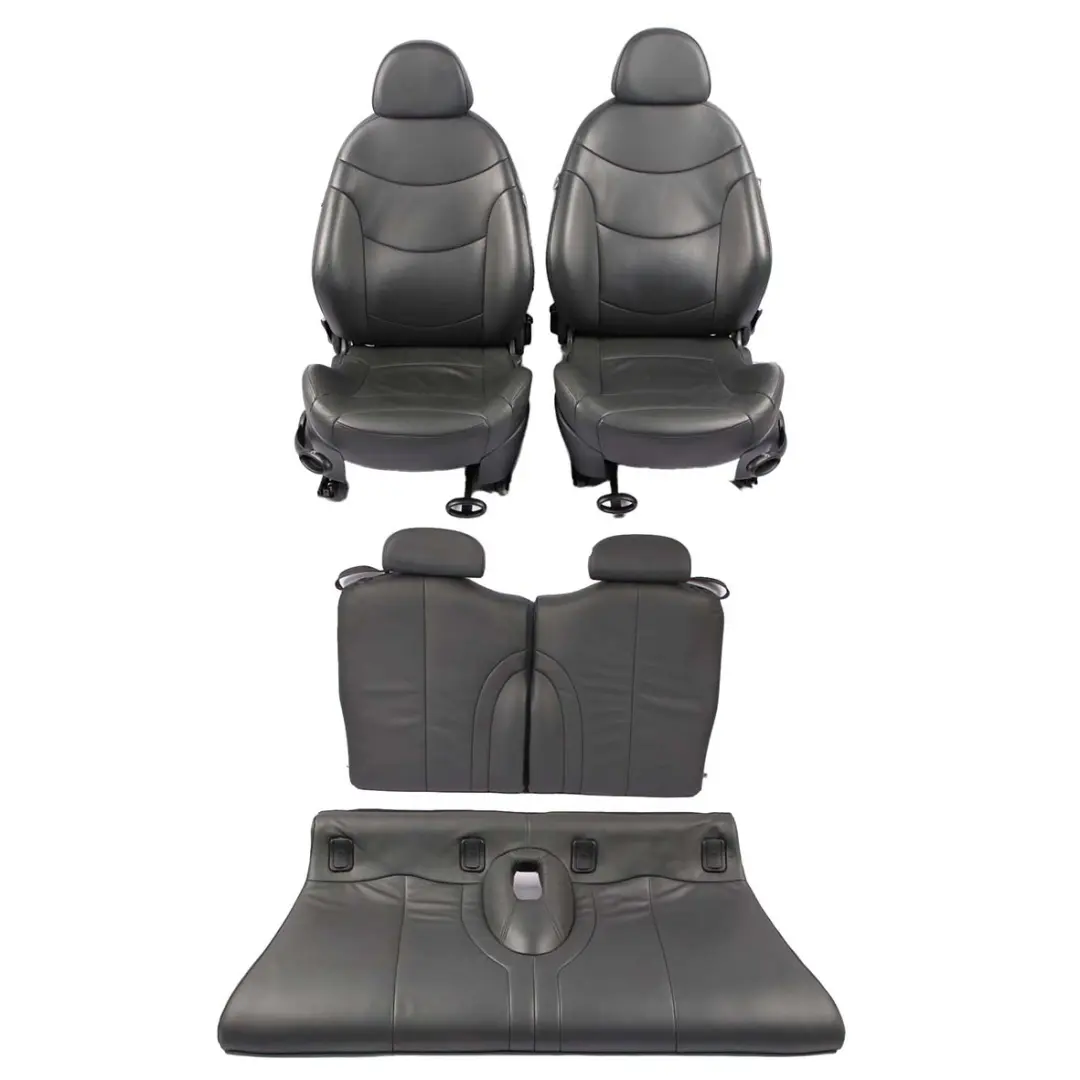 Seats Mini Cooper R52 Cabrio Convertible Panther Leather Gravity Interior Seat to with Part number 7155100 Seats Mini Cooper R52 Cabrio Convertible Panther Leather Gravity Interior Seat - SKU 7155100-2 - Part number 7155100
