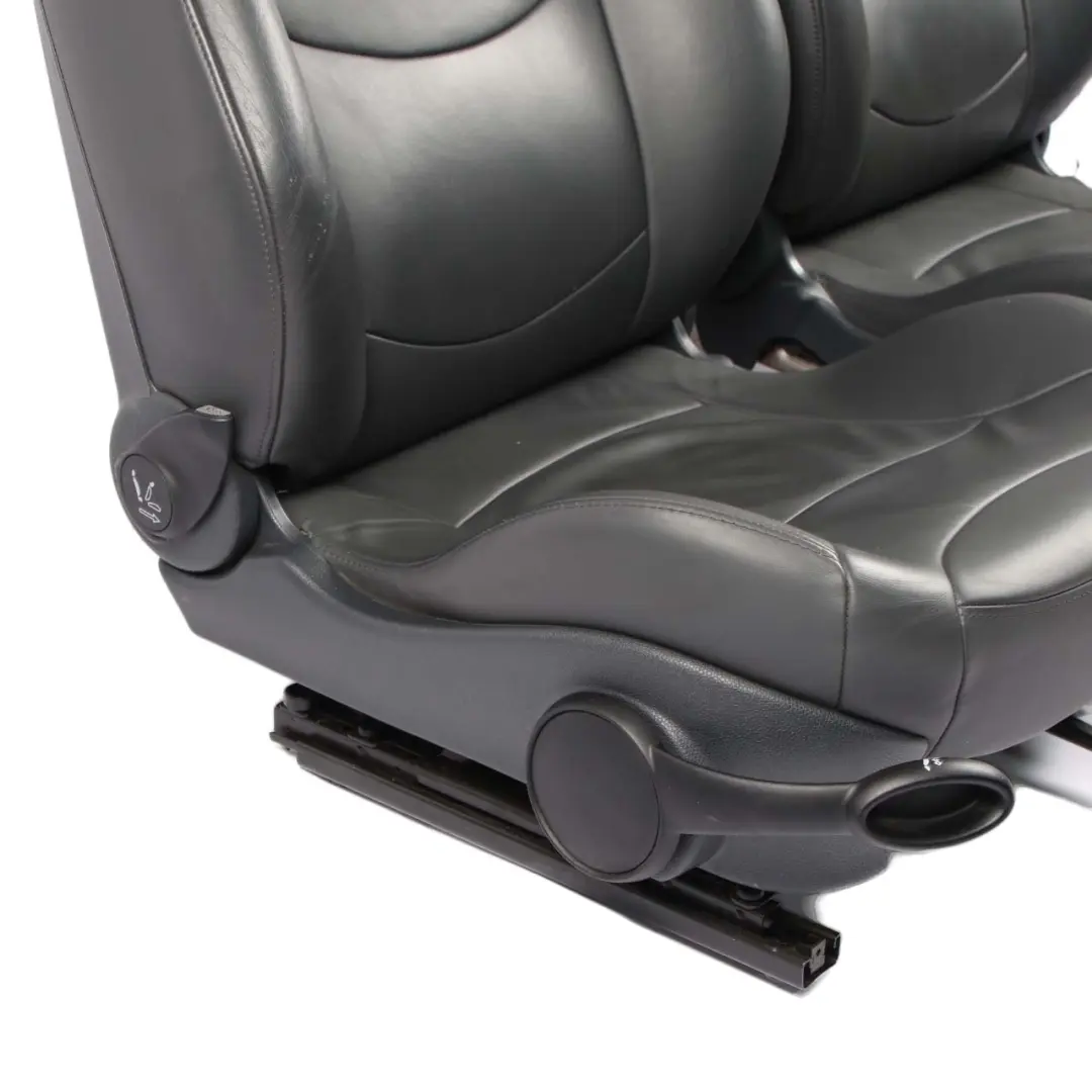 Seats Mini Cooper R52 Cabrio Convertible Panther Leather Gravity Interior Seat to with Part number 7155100 Seats Mini Cooper R52 Cabrio Convertible Panther Leather Gravity Interior Seat - SKU 7155100-2 - Part number 7155100