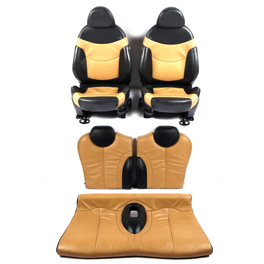 Leather Soft / Cordoba Beige Interior Seats Seat to Mini Cooper R50 R53 Sport with Part number 7155112 Mini Cooper R50 R53 Sport Leather Soft / Cordoba Beige Interior Seats Seat - SKU 7155112 - Part number 7155112