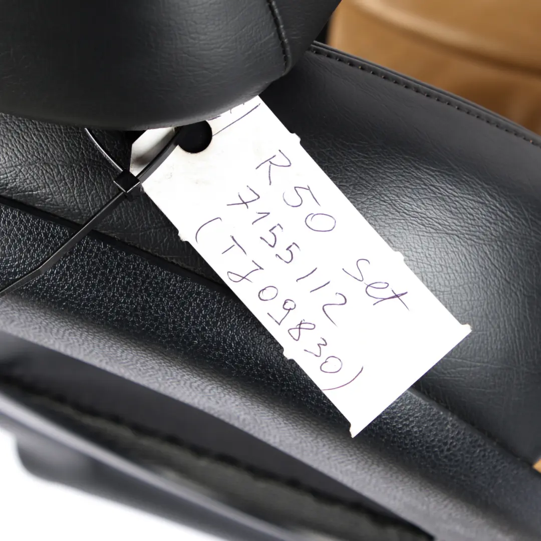 Leather Soft / Cordoba Beige Interior Seats Seat to Mini Cooper R50 R53 Sport with Part number 7155112 Mini Cooper R50 R53 Sport Leather Soft / Cordoba Beige Interior Seats Seat - SKU 7155112 - Part number 7155112