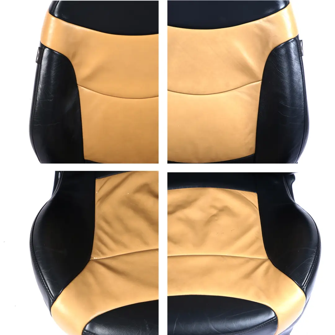 Leather Soft / Cordoba Beige Interior Seats Seat to Mini Cooper R50 R53 Sport with Part number 7155112 Mini Cooper R50 R53 Sport Leather Soft / Cordoba Beige Interior Seats Seat - SKU 7155112 - Part number 7155112