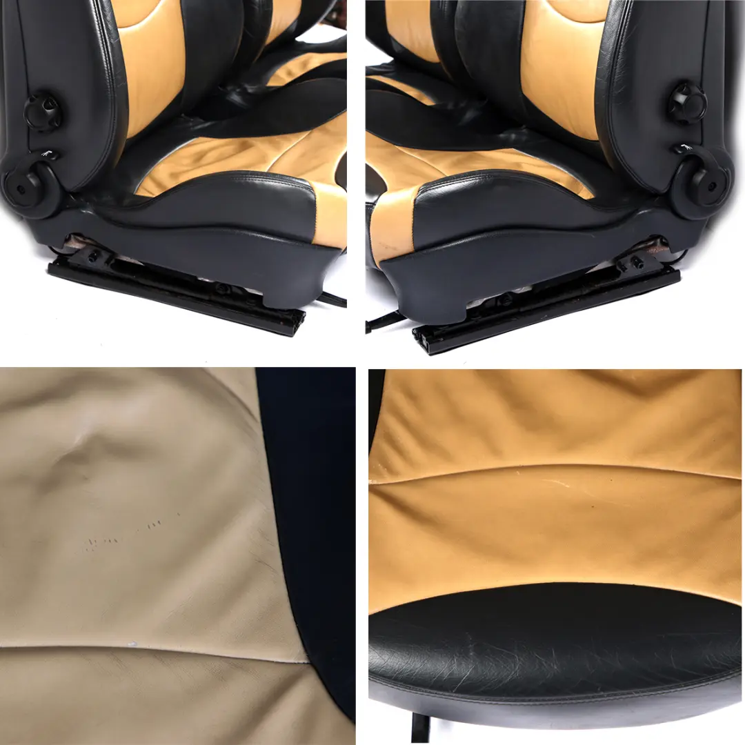 Mini Cooper R50 R53 Sport Leather Soft / Cordoba Beige Interior Seats Seat - SKU 7155112 - Part number 7155112