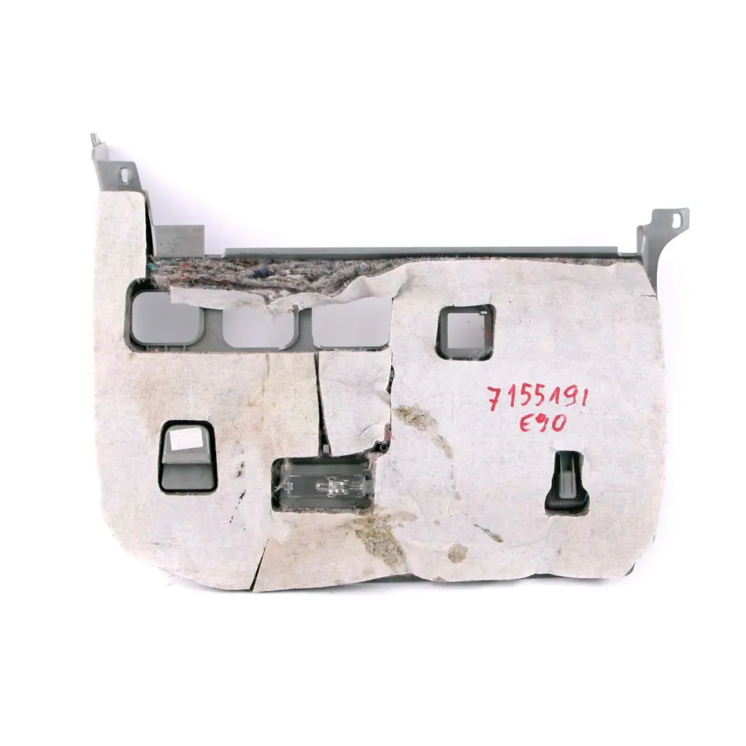 Passenger's Footwell Trim Panel Bottom Left N/S Grey to BMW 3 E90 E91 E92 with Part number 7155191 BMW 3 E90 E91 E92 Passenger's Footwell Trim Panel Bottom Left N/S Grey - SKU 7155191 - Part number 7155191