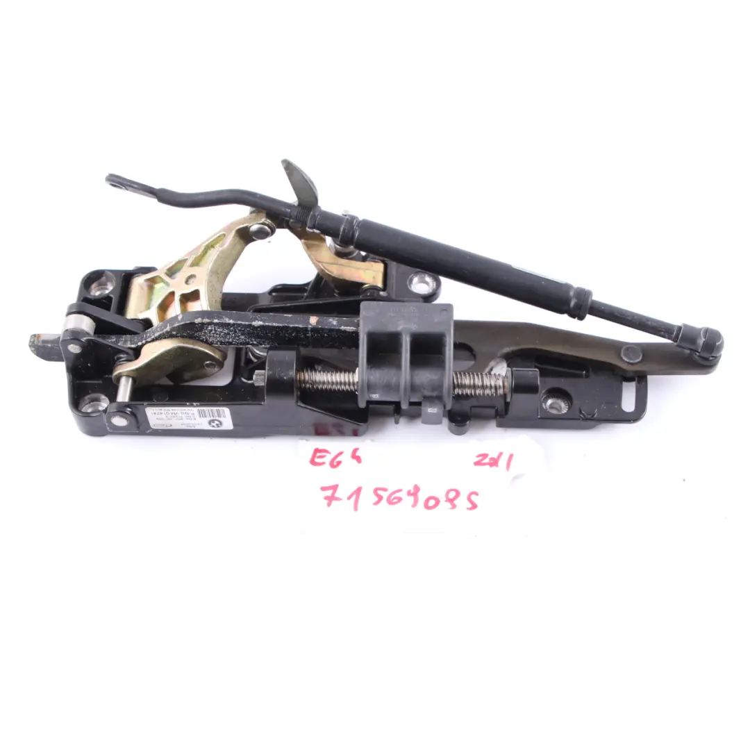 Roof Hinge Folding Soft Top Frame Left N/S Hydraulic Lock to BMW E64 with Part number 7156985 BMW E64 Roof Hinge Folding Soft Top Frame Left N/S Hydraulic Lock - SKU 7156985 - Part number 7156985