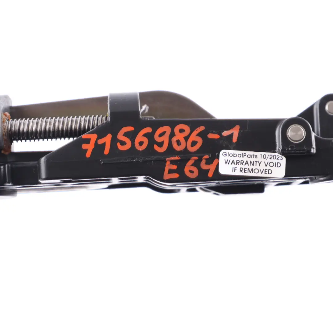 Roof Hinge Folding Soft Top Frame Right O/S Hydraulic Lock to BMW E64 with Part number 7156986 BMW E64 Roof Hinge Folding Soft Top Frame Right O/S Hydraulic Lock - SKU 7156986-1 - Part number 7156986